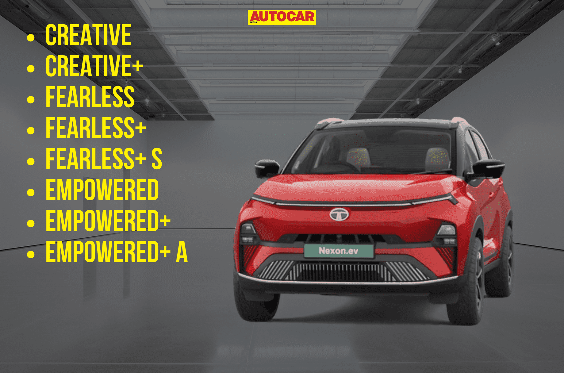 2025 Tata Nexon EV price variants features explained